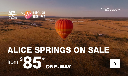Alice Springs Flight Sale deal